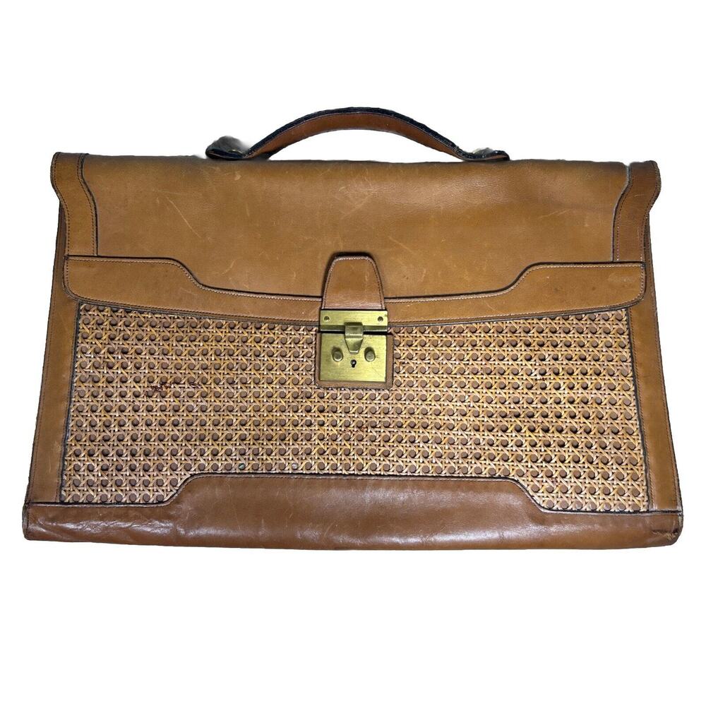 Vintage Authentic Michael Scott Business Leather briefcase (on sale)